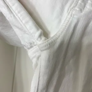 Articles of Society women’s white distressed hem ripped skinny‎ stretch jeans 28 thumbnail 2