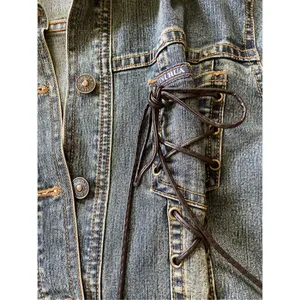 Vintage BIG ROCK CANYON Authentic Denim Stretch Jacket M Blue Size M thumbnail 3