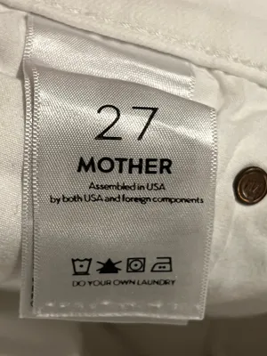 Mother Womens 27x32 pony boy fray jeans thumbnail 9