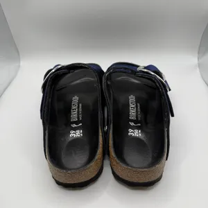 Birkenstock Arizona Big Buckle Rivet Midnight Velvet Exquisite 39 Narrow L8/M6 thumbnail 6