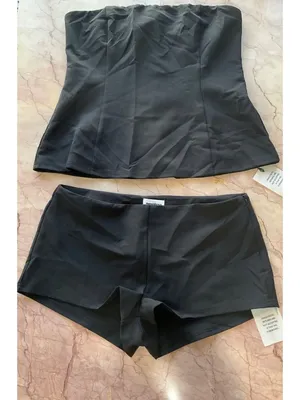 superdown Daija Shorts Set in Black XSmall New Womens Tube Top thumbnail 4
