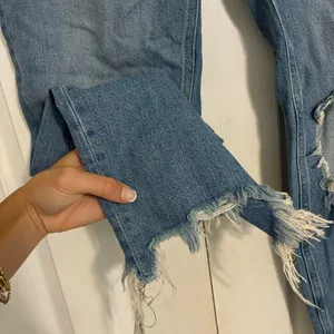 Free People We The Free Maggie Heavily Distressed Crop Jeans thumbnail 8
