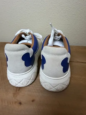 Tory Burch Ladybug Low Top Sneaker Cream & Blue Size 8 thumbnail 8