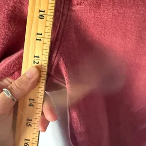 Vintage Roper 80s Burgundy Red Denim Jeans High Waisted Straight Western 26 Tall thumbnail 7
