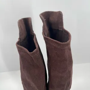 Lucky Brand Calypso Boots Size 6 Tall Over The Knee Suede Chocolate Brown Suede thumbnail 7