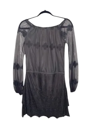 new Chaser ✶ Vintage Inspired Lace Off Shoulder Boho Cocktail Dress ✶ Black ✶ XS thumbnail 6