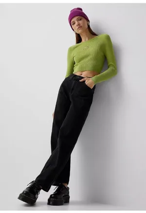 NWT Levis Womens Mid Rise 94 Baggy Corduroy Jeans Pants Green 26 thumbnail 1