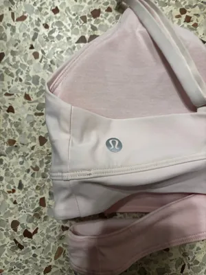 Lululemon Still Now Bra, most likely in the color Strawberry Milksha thumbnail 6