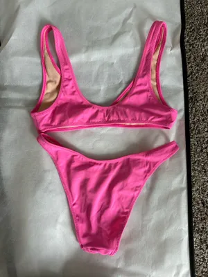 LA Hearts Bikini Set Pink thumbnail 2