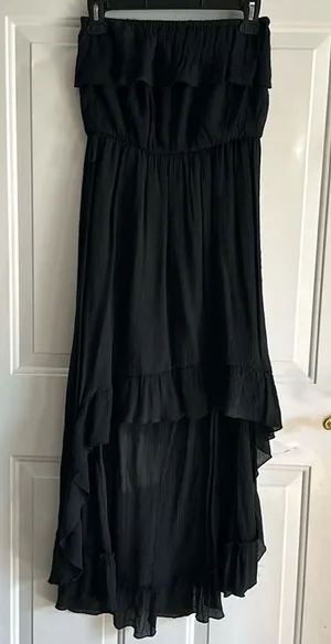 Annabelle Women’s‎ Black Strapless High Low Dress Small thumbnail 1