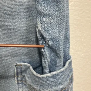 American Eagle Jeans Mid Rise Kick Boot Stretch Cargo Pockets Womens 8 L 30x33.5 thumbnail 4