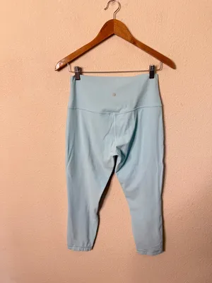 Lululemon Align High-Rise Crop 23" Icing Blue Womens Size 10 thumbnail 4