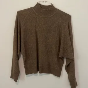 H&M Brown Mock Neck Sweater thumbnail 1