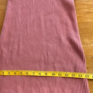 Abercrombie & Fitch Ribbed Pink Collared Bodycon V-neck Mini Dress Size MT thumbnail 7
