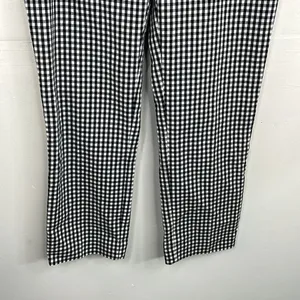 Lauren Ralph Lauren pants Black white Check Gingham print Size 10 thumbnail 3
