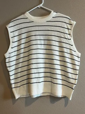 Target Sweater Vest Cream thumbnail 1