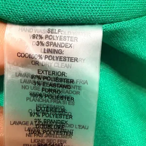 Siena Womens Green Textured Long Sleeve Surplice V-Neck Sheath Dress Size 10 NWT thumbnail 8