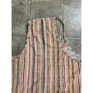 BCBGeneration Womens Multi Color Striped Halter Maxi Dress Pink Yellow Green M‎ thumbnail 7