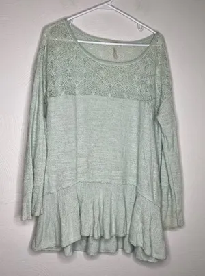 Free people mint blouse M‎ thumbnail 1