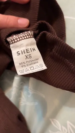 Brown long sleeve bodysuit shein thumbnail 3