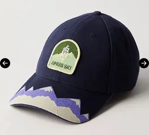 Free people movement AMERICAN NEEDLE Apres Ski Baseball Cap - Navy thumbnail 1