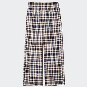 Uniqlo Flannel Pants | Checked NWT Brown Large thumbnail 2