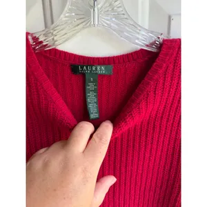Vintage Ralph Lauren Women's Holiday Rd Chunky Knit Lambswool Angora Sweater S thumbnail 5