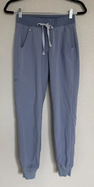 FIGS Zamora Jogger Scrub Pants Blue XXS Technical Collection Healthcare Uniform thumbnail 1