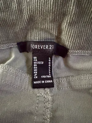Forever 21 Green Corduroy Skirt thumbnail 3