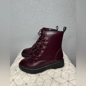 New ROUGE BURGUNDY‎ BOOTS thumbnail 3
