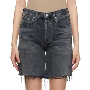 CITIZENS OF HUMANITY Camilla Raw Hem Shorts in Karma Size 24 thumbnail 7