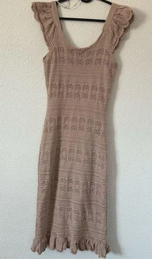 Freshman 1996 crochet midi dress sz small thumbnail 10