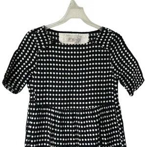 Ace&Jig Black and White polka dot Checkered mini Dress thumbnail 7