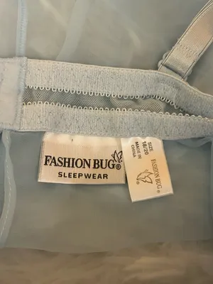 Vintage Fashion Bug babydoll features sheer mesh chemise bra top fairycore 18 thumbnail 7