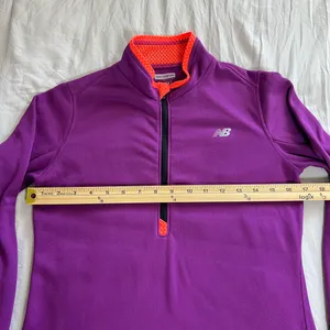 New Balance‎ Purple Fleece Pullove Size Small thumbnail 4