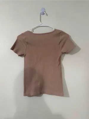 Free People Intimately Ribbed Fitted Tee | Size: Medium/Large thumbnail 2