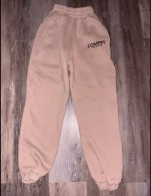 Comfrt Coordinate Sweatpants XSmall Color Sand Unisex Comfort Oversized thumbnail 1