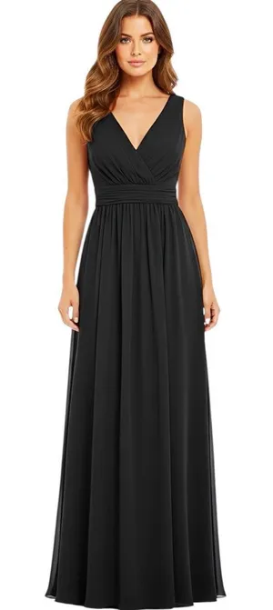 LULUS Dress Small Maxi Gown Formal Party Prom Elegant Cocktail Wedding Guest thumbnail 1