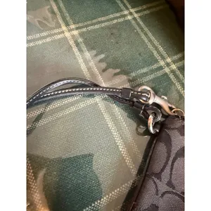 COACH Classic Wristlet with PVC Leather Black thumbnail 3