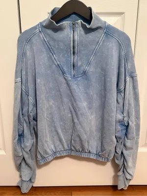 Free People FP Movement Valley Girl Sweatshirt in Cloudy Waters thumbnail 2