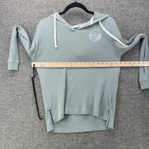 Free Fly Womens Hoodie Medium Fitted Waffle Knit Bamboo Outdoor Adventure Fun thumbnail 8