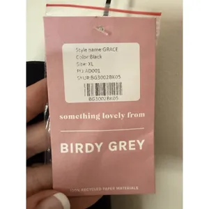 NWT Birdy Grey Grace Sz XL Black Bridesmaid Dress‎ Convertible Wedding thumbnail 3