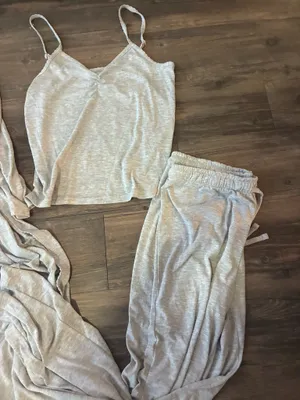 Danskin Pajama set with robe  thumbnail 1