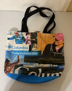 Y2K columbia tote bag‎ Made In USA thumbnail 1