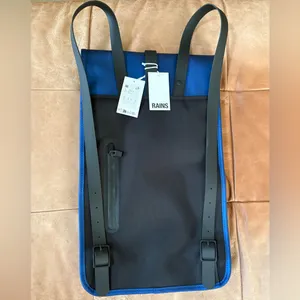 RAINS Waterproof Blue Backpack thumbnail 5
