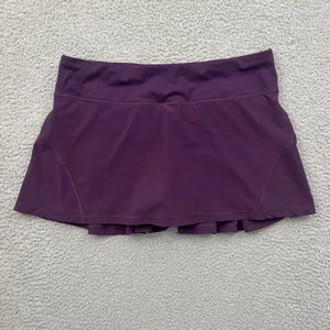 Lululemon Circuit Breaker Skirt Skort Darkest Magenta Athletic Tennis Women's 8 thumbnail 2