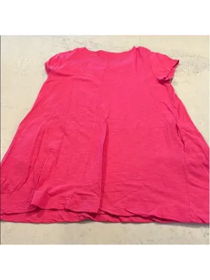 Fleur Bleue Pink T-Shirt Dress XL Pockets thumbnail 6
