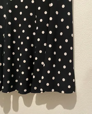 - Black and White Polkadot Dress thumbnail 4