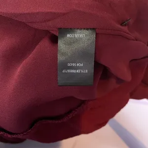 NWT Lulus‎ Heart of Marigold Wrap Maxi Dress in Burgundy Size 1X thumbnail 7