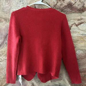 Commense Button Down Split Cardigan size M Red Size M thumbnail 4